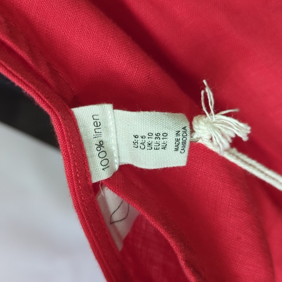 NWT joie linen dress. Size 6. - Picture 3 of 4